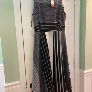Calvin Klein Black and White Maxi Dress